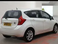 Used Nissan Note S 98 HP (72 kW) 2016 White Hatchback