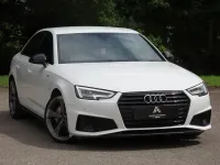 Used Audi A4 Black Edition 190 HP (139 kW) 2019 White Sedan