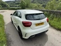 Used Mercedes A180 AMG line 2017 White Hatchback