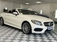 Used Mercedes C250 AMG Line Premium Plus 2017 White Cabriolet