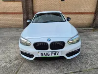 Used BMW 116 Sport Line 2016 White Hatchback