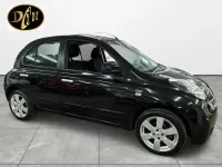 Begagnad Nissan Micra N-TEC 80 HK (58 kW) 2010 Svart Halvkombi