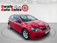 Used VW Golf VII Match 125 HP (91 kW) 2015 Red Hatchback