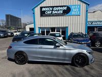 Used Mercedes C220 AMG line 170 HP (125 kW) 2016 Silver Coupe