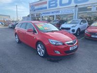 Used Vauxhall Astra SRi 125 HP (91 kW) 2011 Red Estate