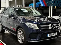 Used Mercedes GLE350 AMG line 258 HP (189 kW) 2017 Blue SUV