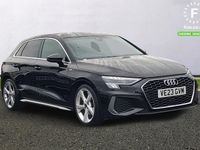 Used Audi A3 S-Line 2023 Black Sedan
