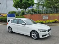 Begagnad BMW 116 Efficient Dynamics 2016 Vit Halvkombi