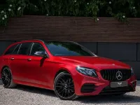 Used Mercedes E220 AMG line 2020 Red Estate