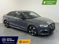 Used Audi A3 Black Edition 150 HP (110 kW) 2018 Grey Sedan
