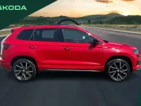 Used Skoda Karoq SportLine 150 HP (110 kW) 2023 Velvet red metallic SUV