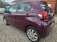 Used Peugeot 108 Active 68 HP (50 kW) 2015 Purple Hatchback
