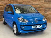 Used VW up! high up! 75 HP (55 kW) 2014 Blue Hatchback