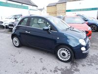 Used Fiat 500 Lounge 69 HP (50 kW) 2012 Blue Hatchback