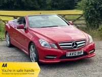 Used Mercedes E250 Sport Edition 2012 Red Cabriolet