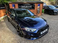 Used Audi A4 Black Edition 163 HP (119 kW) 2021 Blue Estate
