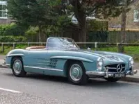 Used Mercedes SL300 215 HP (158 kW) 1957 Blue Cabriolet