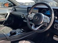 Used Mercedes A200 AMG Line Premium Plus 163 HP (119 kW) 2022 Moonstone white metallic Hatchback