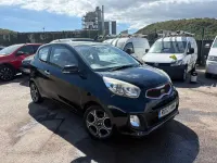 Used Kia Picanto 84 HP (61 kW) 2012 Black Hatchback