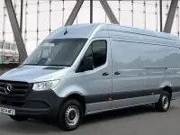 Used Mercedes Sprinter 150 HP (110 kW) 2024 Silver Van