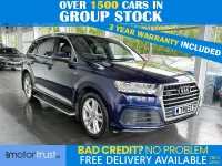 Used Audi Q7 S-Line 218 HP (160 kW) 2018 Blue SUV