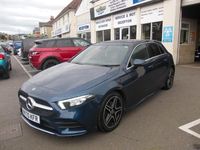 Used Mercedes A180 AMG line 134 HP (98 kW) 2020 Blue Hatchback