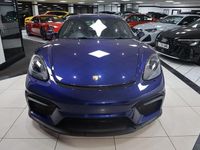 Used Porsche 718 Cayman 420 HP (308 kW) 2021 Blue Coupe