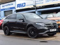 Used Mercedes EQC400 AMG line 300 kW (408 HP) 2022 Black SUV