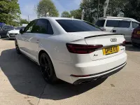 Used Audi A4 Black Edition 245 HP (180 kW) 2019 White Sedan
