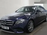 Used Mercedes E350 AMG line 2020 Blue Sedan