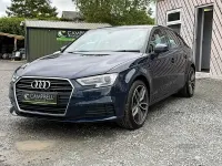 Used Audi A3 150 HP (110 kW) 2016 Blue Hatchback
