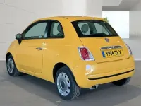 Used Fiat 500 69 HP (50 kW) 2014 Yellow Hatchback