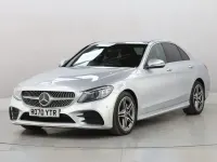 Used Mercedes C220 AMG line 194 HP (142 kW) 2020 Silver Sedan