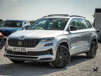 Used Skoda Karoq SportLine 150 HP (110 kW) 2023 Silver SUV
