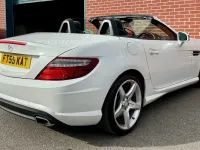 Used Mercedes SLK250 AMG 204 HP (150 kW) 2015 White Cabriolet