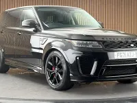 Used Land Rover Range Rover Sport SVR 575 HP (422 kW) 2021 Santorini black SUV