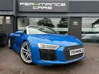 Used Audi R8 Spyder Advanced 540 HP (397 kW) 2017 Blue Cabriolet