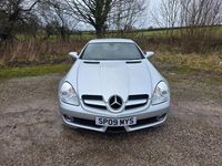 Used Mercedes SLK200 184 HP (135 kW) 2009 Silver Cabriolet