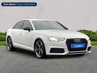 Used Audi A4 Black Edition 190 HP (139 kW) 2018 White Sedan