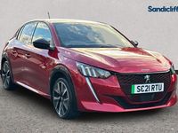 Used Peugeot e-208 Premium 100 kW (136 HP) 2021 Red Hatchback