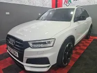 Used Audi Q3 Black Edition 184 HP (135 kW) 2017 White SUV