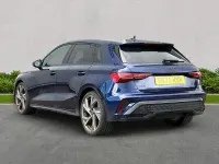 Ny Audi A3 Black Edition 147 HK (108 kW) 2025 Blå Halvkombi