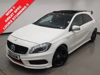 Used Mercedes A250 AMG 211 HP (155 kW) 2013 White Hatchback