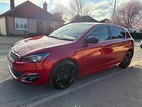 Used Peugeot 308 GT-line 120 HP (88 kW) 2017 Red Hatchback