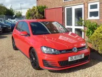 Used VW Golf VII GTD 2015 Red Hatchback