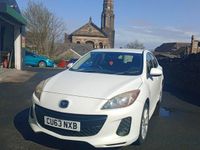 Begagnad Mazda 3 105 HK (77 kW) 2013 Vit Halvkombi
