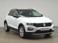 Begagnad VW T-Roc Design 115 HK (84 kW) 2019 Vit SUV