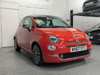 Used Fiat 500 69 HP (50 kW) 2017 Orange Hatchback