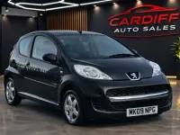 Used Peugeot 107 68 HP (50 kW) 2009 Black Hatchback