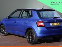 Used Skoda Fabia 66 HP (48 kW) 2017 Race blue metallic Hatchback